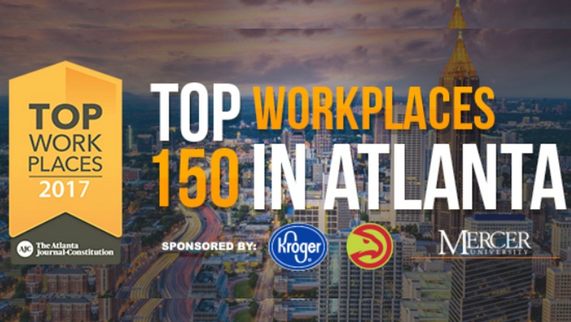 2017 ajc top 150 workplaces in atlanta