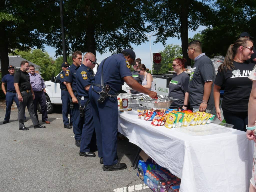 first responder cookout northwest exterminating good deed team