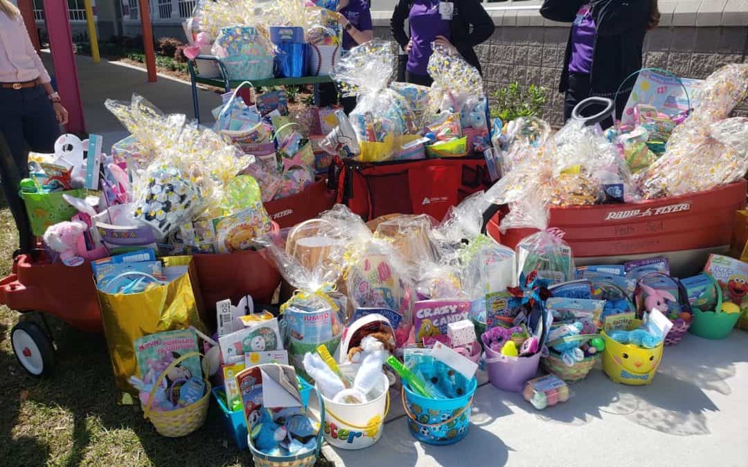 Savannah Children’s Hospital Gifted Easter Baskets from Northwest Exterminating