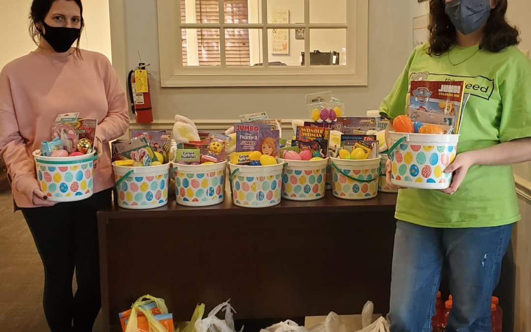 Newnan Office Donates Easter Baskets to Bridging the Gap
