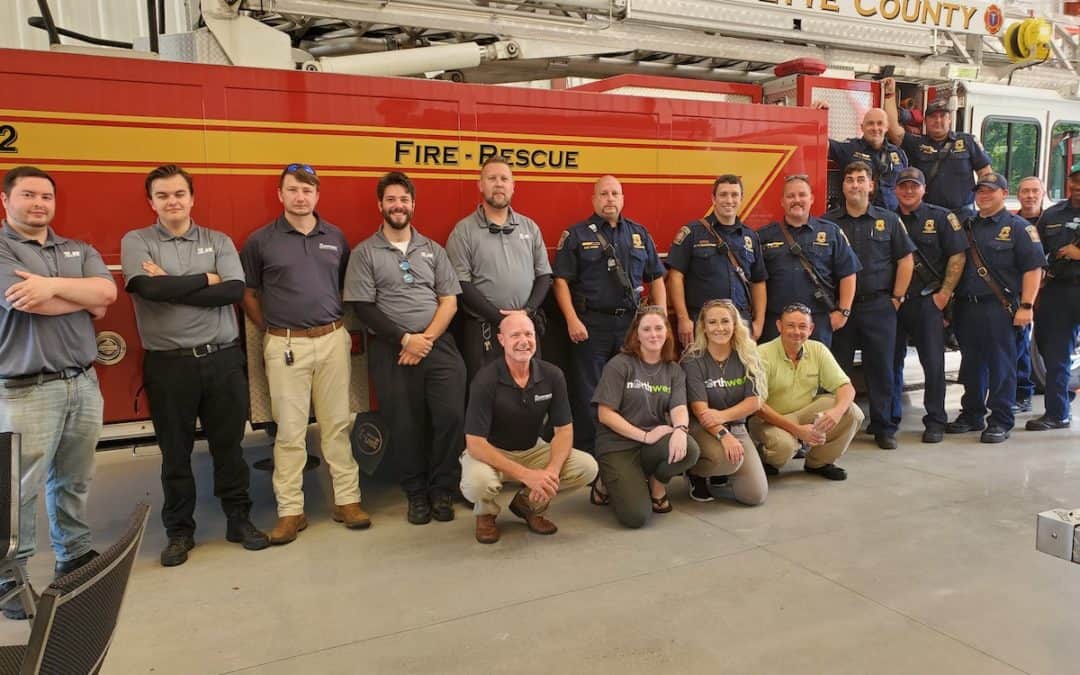 Newnan Office Supports Fayette County Fire Station with First Responder Cook Out